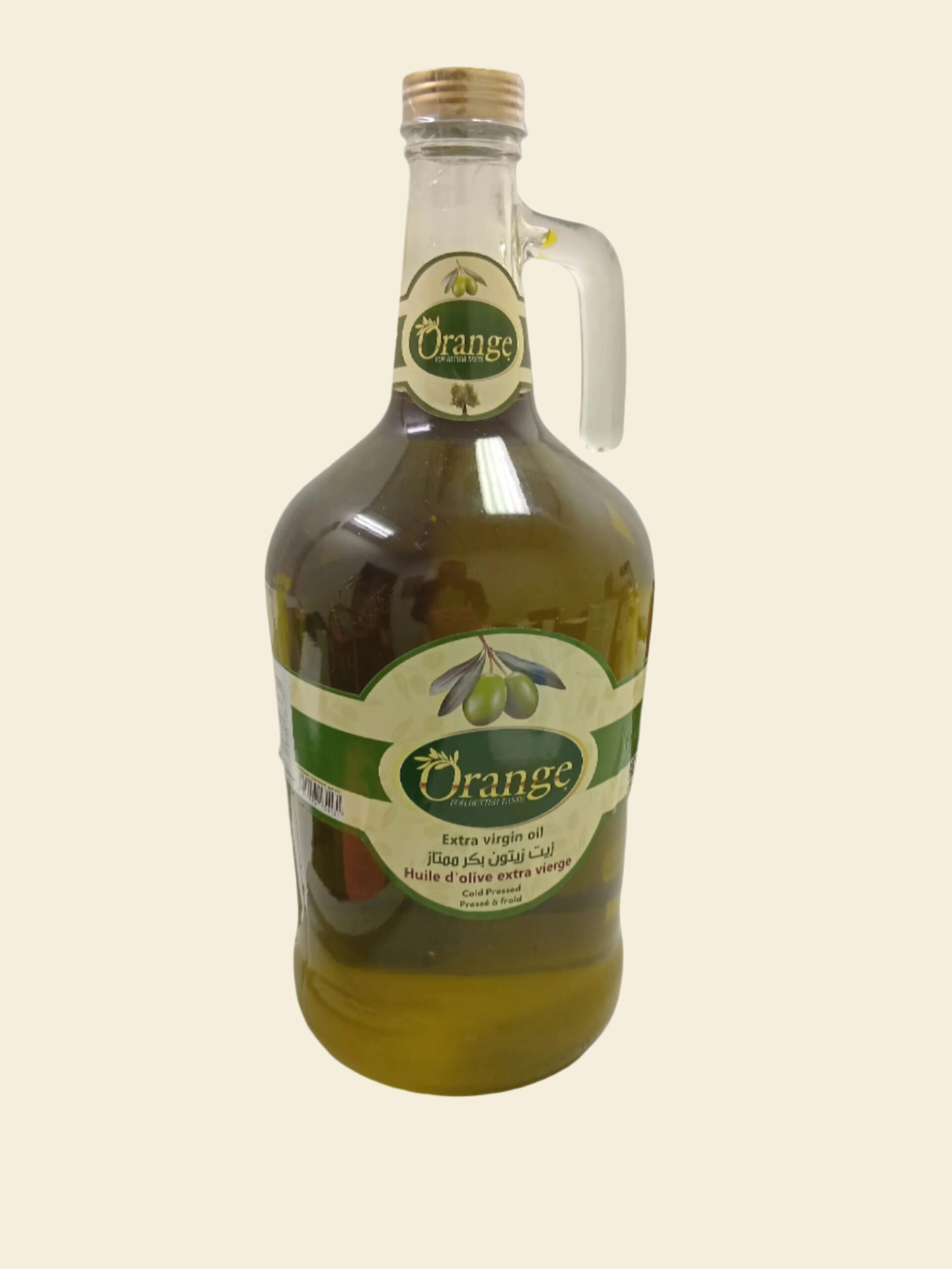 Olive oil glass